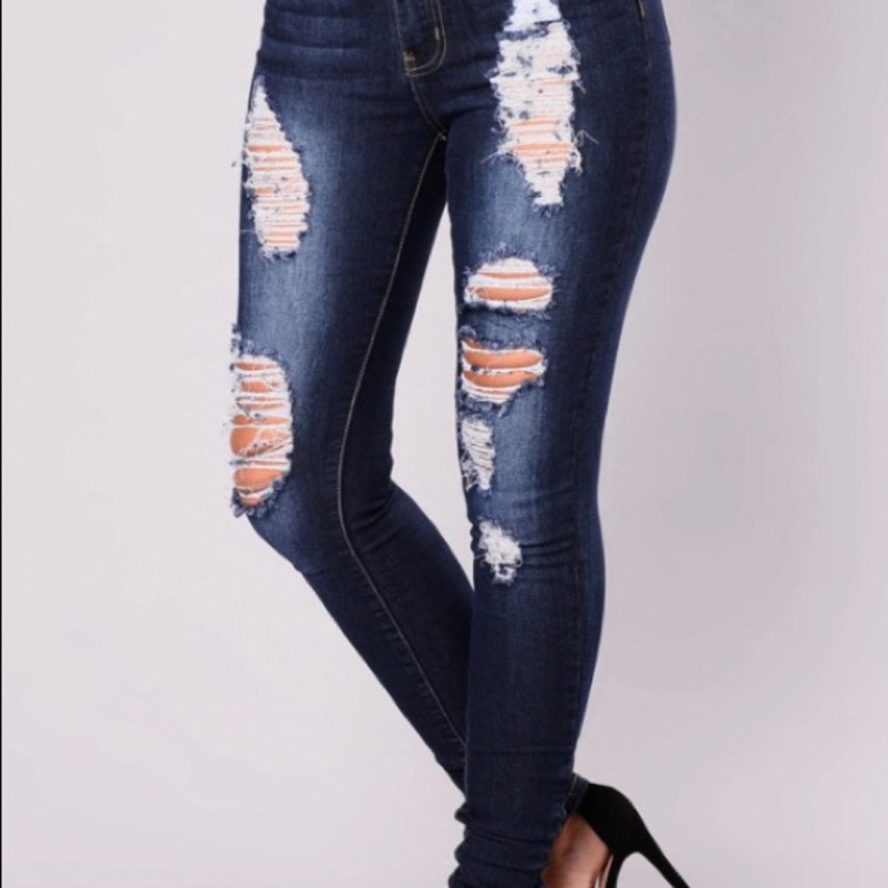 NWT Adrial distressed jeans - dark denim